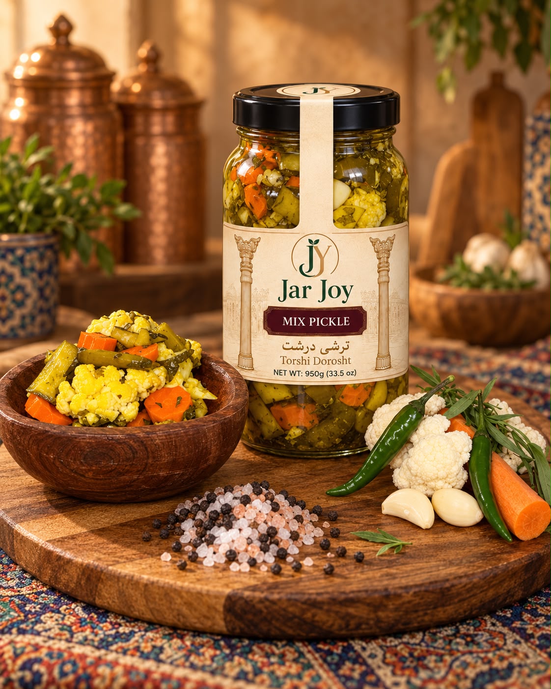JarJoy torshi served at the table